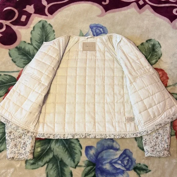 blanknyc floral quilted block party jacket. - Picture 2 of 5